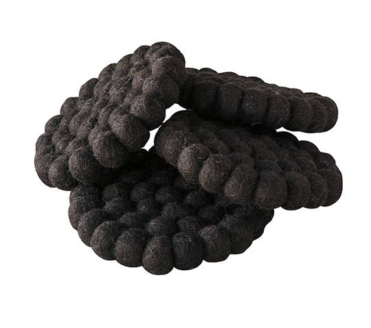 Bianca Lorenne - Pecora Walnut Felted Coasters / Set of Four
